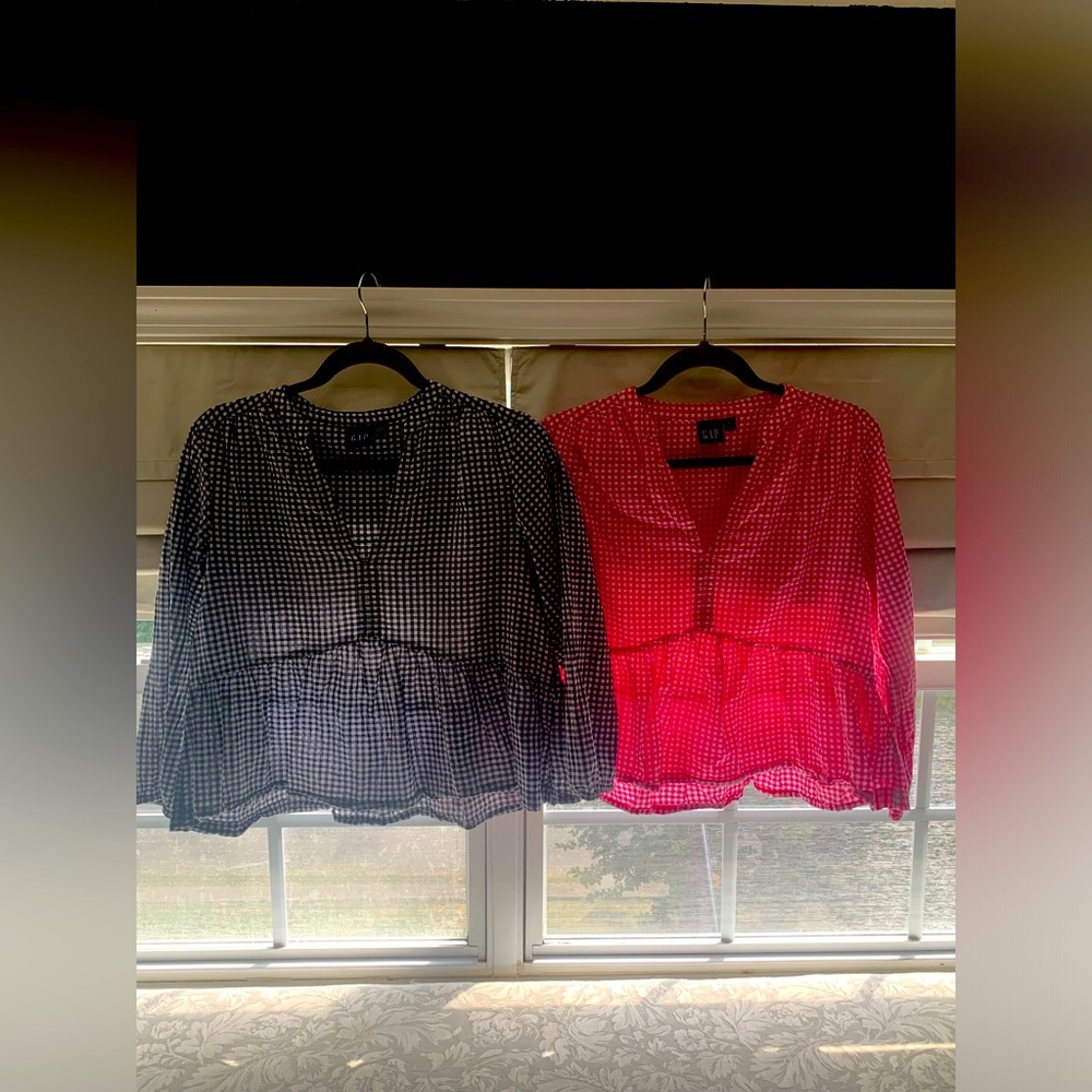 2 Gap Peplum Blouses